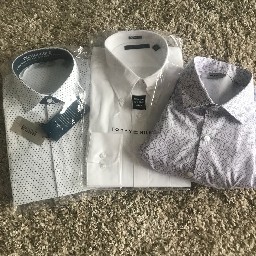 Men’s dress shirts 16 1/2 32-33 slim fit